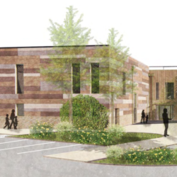 An artistic impression of the new Sawtry primary school.